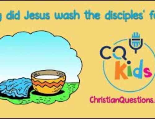 Why did Jesus wash the disciples feet?