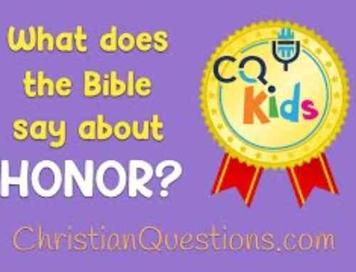 What does the Bible say about honor?