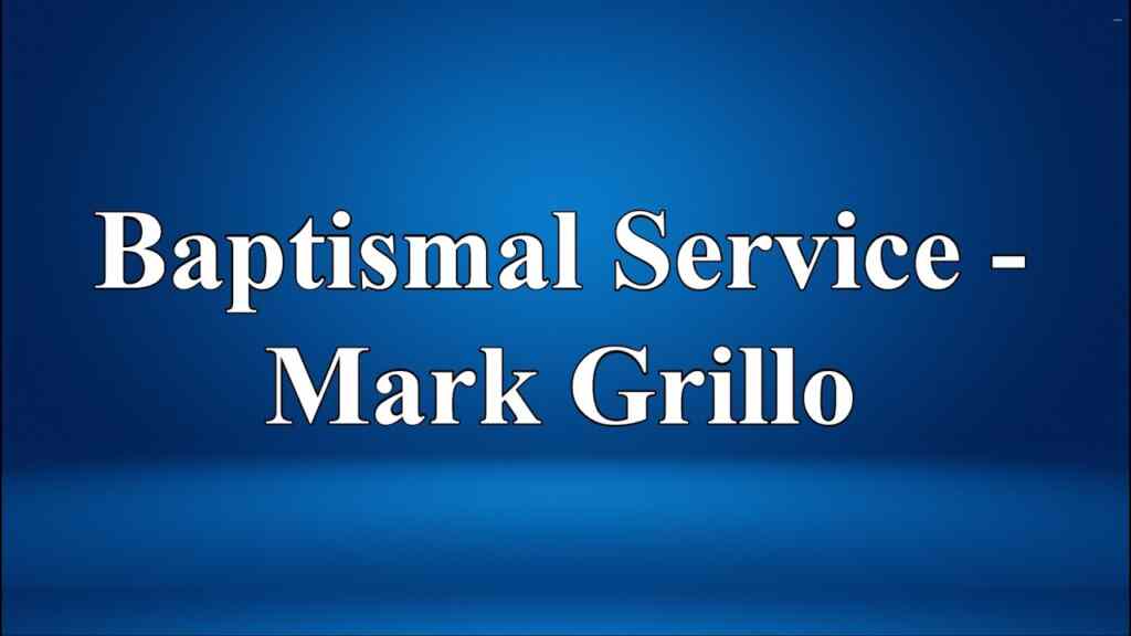 Baptismal Service