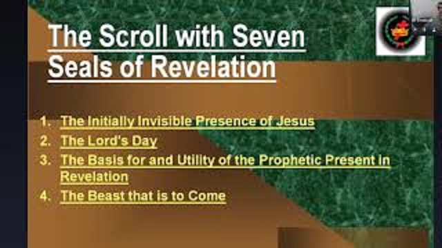 The Scroll With Seven Scrolls In Revelation