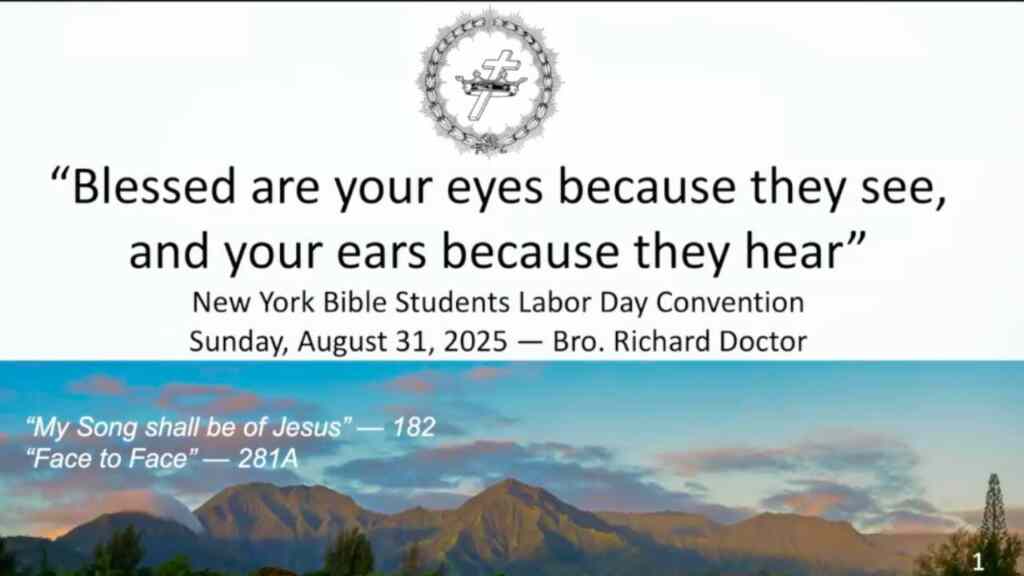 Blessed Are Your Eyes That They See