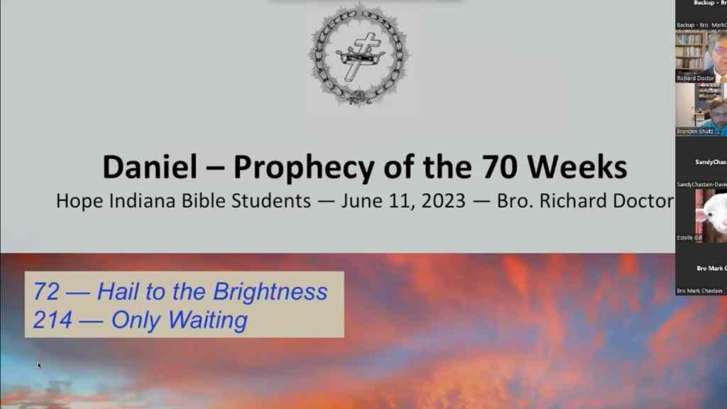 Daniel the Prophecy of the 70 Weeks