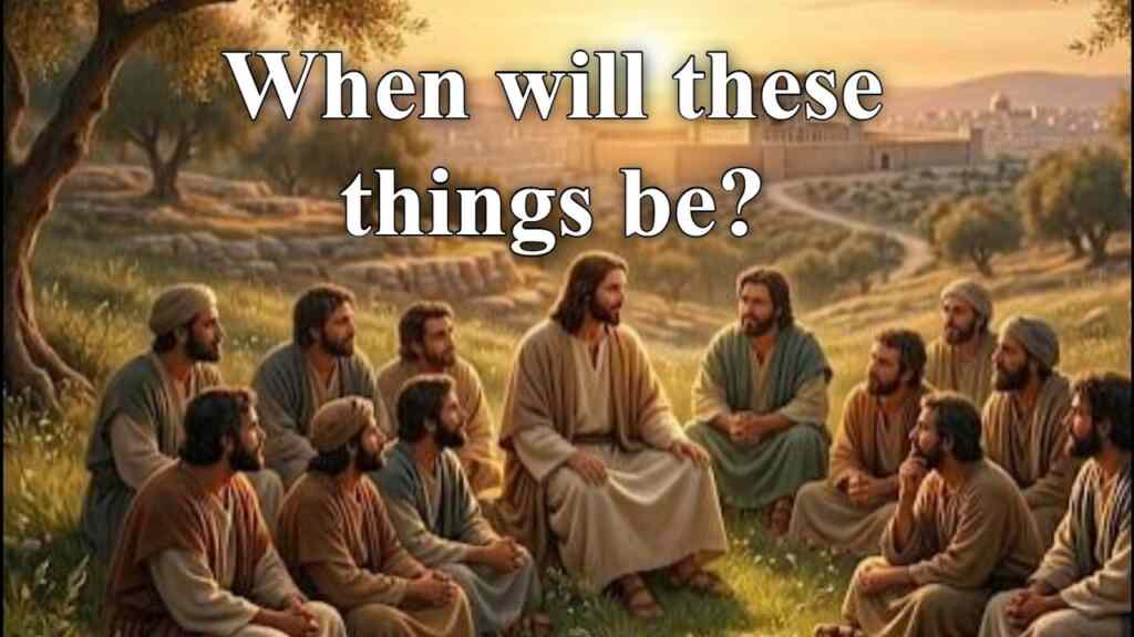 When will these things be? Matthew 24:3