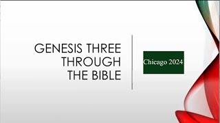 Genesis Three Through The Bible