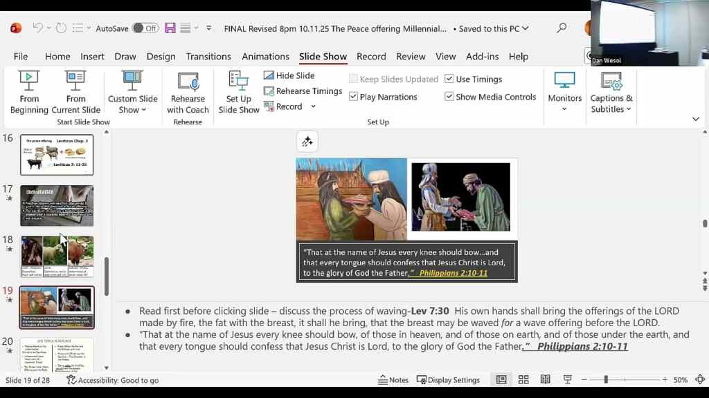 The Peace Offering Study