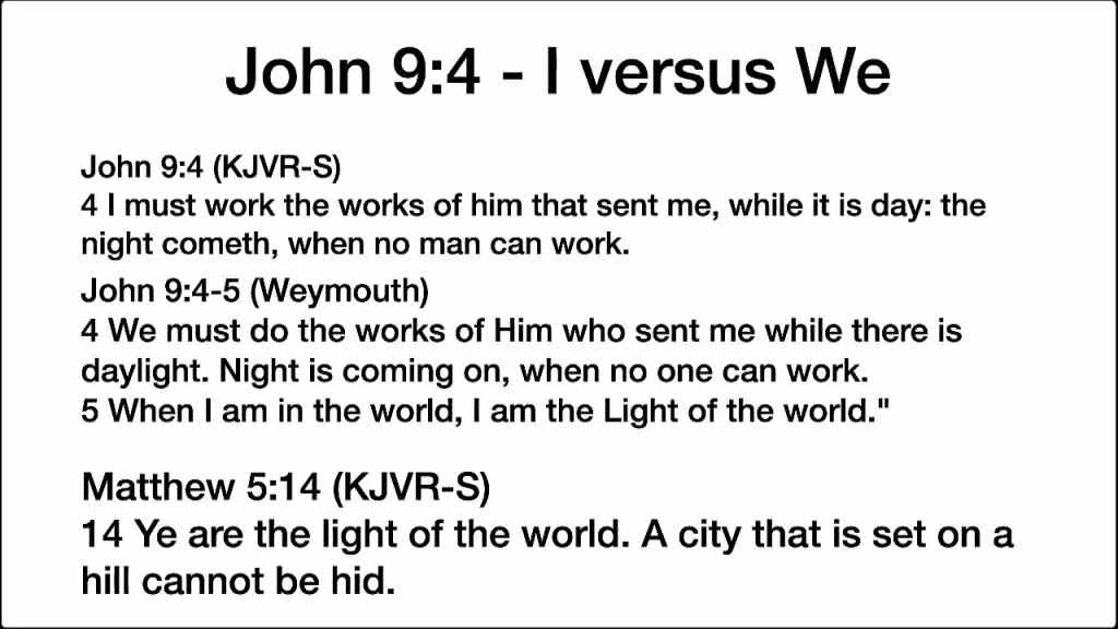 John Chapter 9 Verse 5