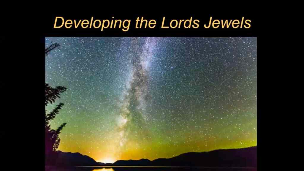 Developing the Lords Jewels