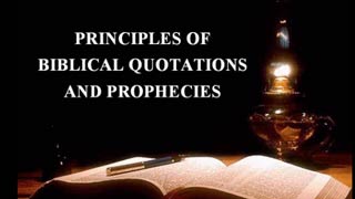 Principles of Biblical Quotations and Prophecies – George Tabac