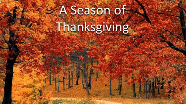 A Season of Thanksgiving